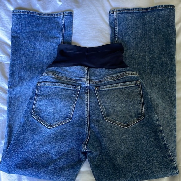 Old Navy Maternity Full Panel Flare Jeans Size 2 Short - Picture 5 of 13